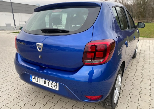 Dacia Sandero cena 32600 przebieg: 38000, rok produkcji 2020 z Ostrzeszów małe 92